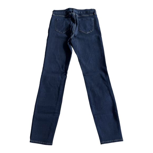 L'AGENCE Margot High Rise Skinny Jeans Dark Blue Minuit Revolve Denim 26 NWT - Picture 6 of 9